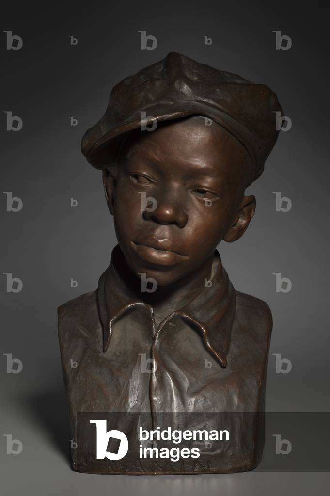 Gamin, c.1929 (hand-painted plaster)