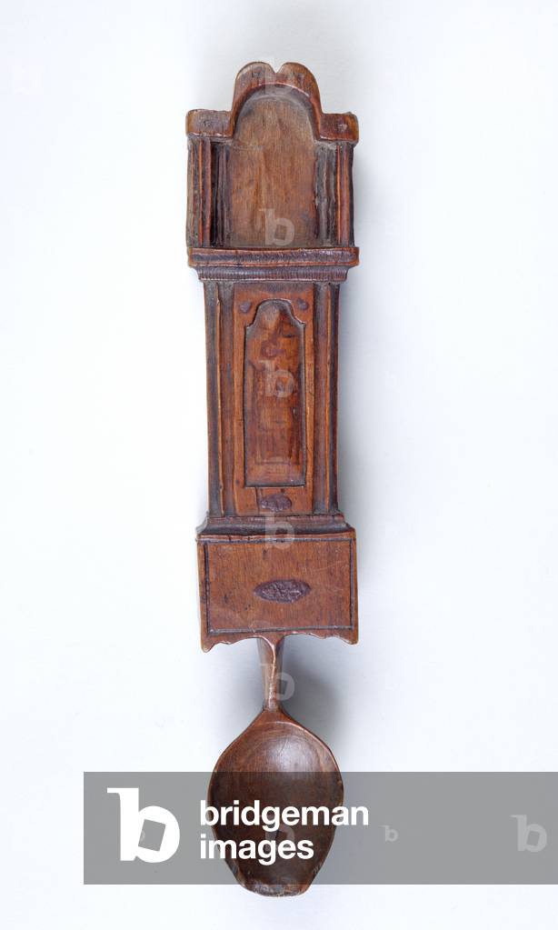 Carved Spoon, c.1800 (beech)