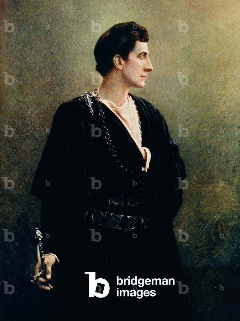 Mr Forbes Robertson, c.1897 (colour litho)