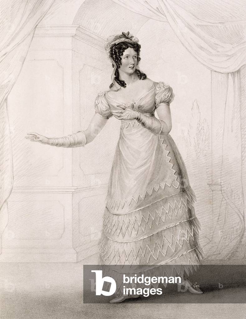 Miss Paton comme Susanna dans « Le mariage de Figaro », 19th Siècle par John Stewart