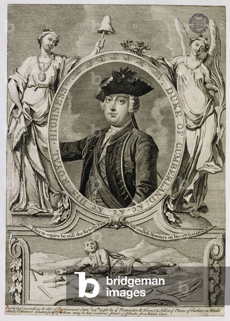 William Augustus, Duke of Cumberland (1721-65), 1746 (engraving)