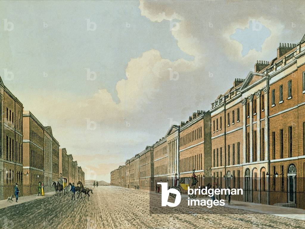 Portland Place, c.1812 (coloured aquatint)