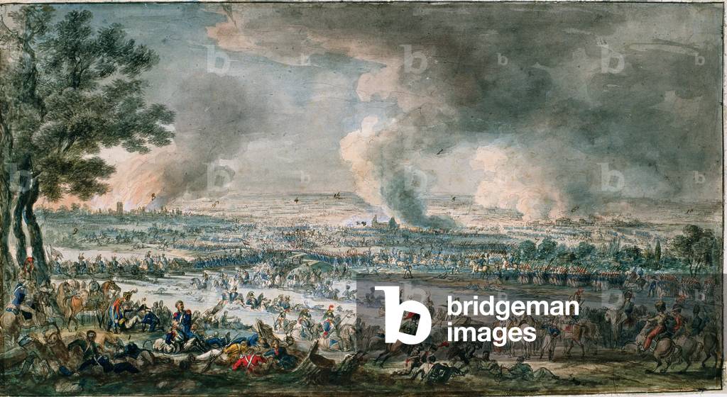 "The French Army Crossing Berezina", 19th Secolo di Alexander Orlowski
