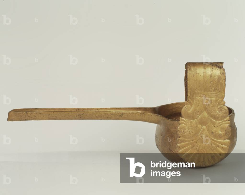 Vaso rituale per versare la libagione (bronzo)