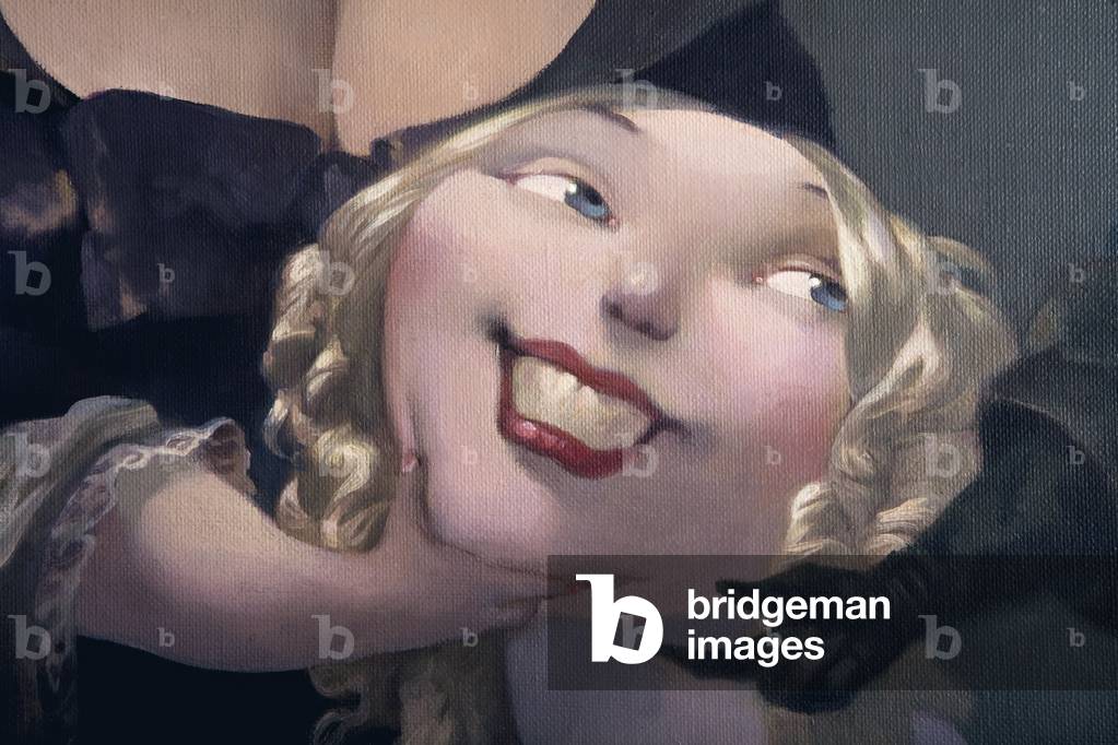 La proposta, particolare, da Barbabuola di Charles Perrault (1628-1703) (olio su tela)