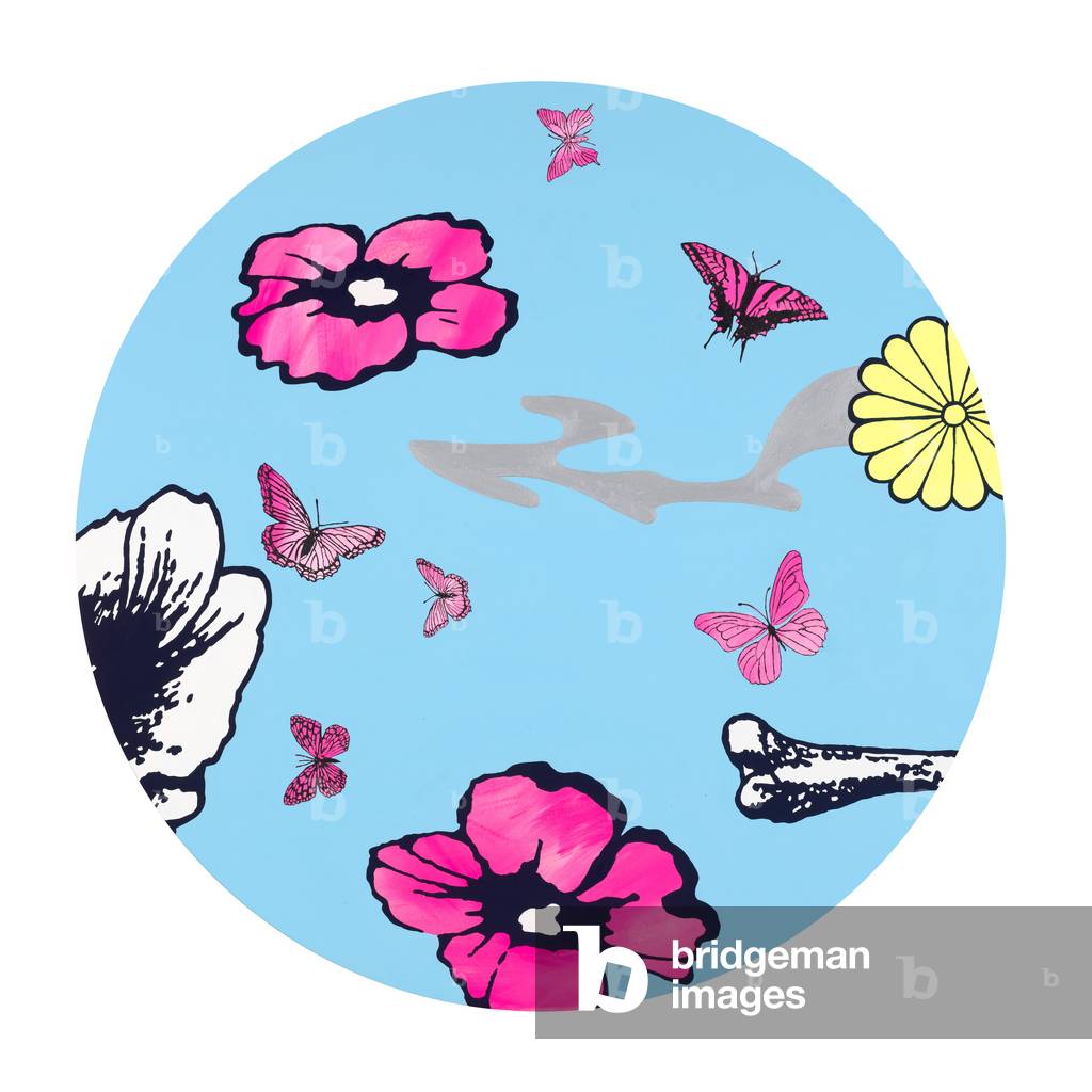 serenity, 2020 (pure pigment with acrylic on canvas)