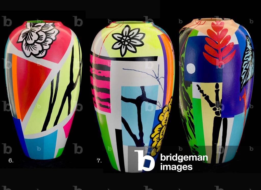 Three studies for Fragmented landscape, 2020 (vase)