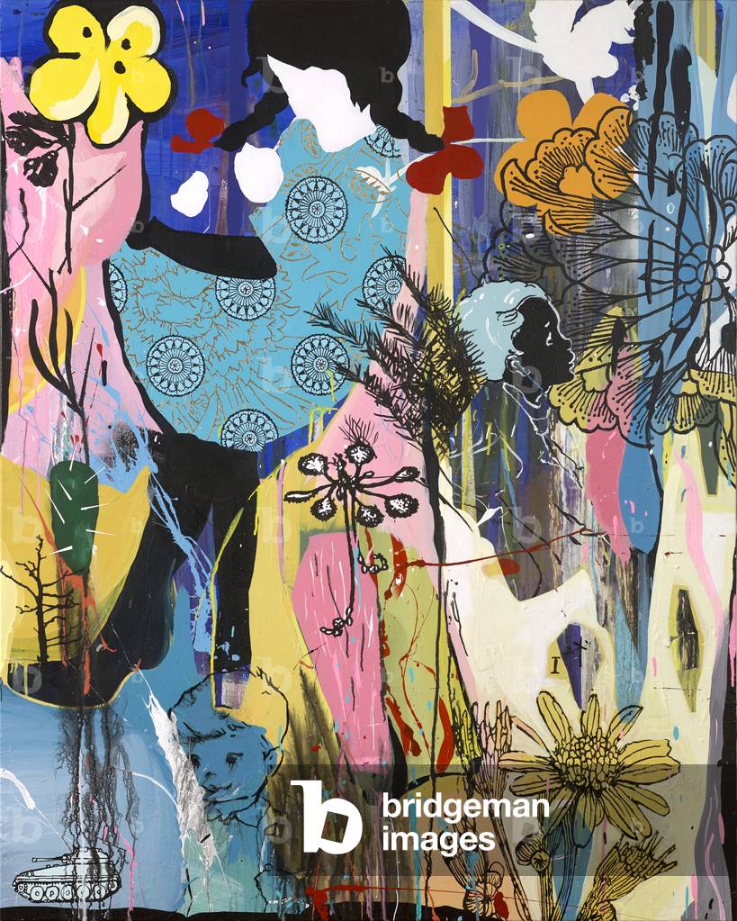 To the forest, 2016 (acrylic on canvas)