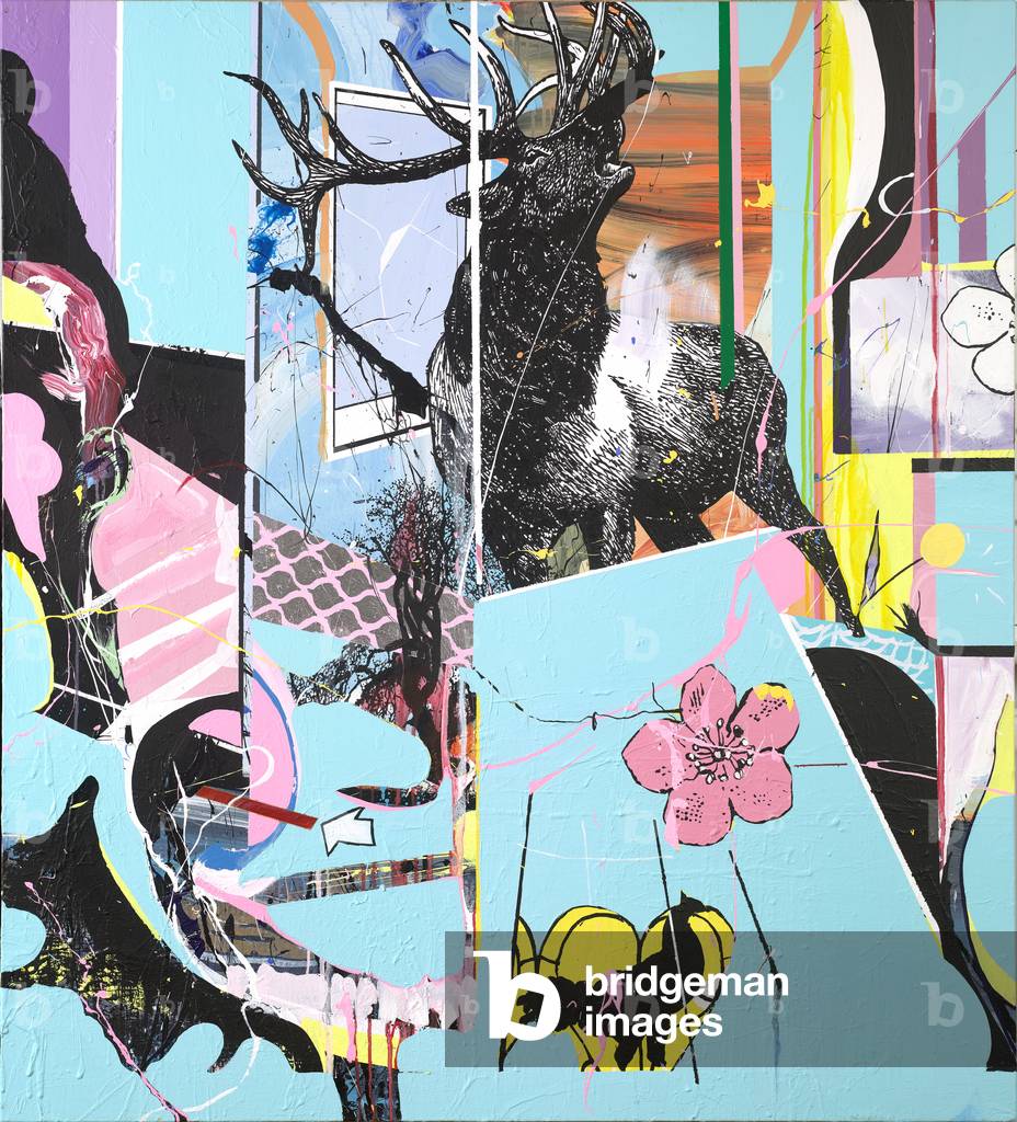 After the flood, 2016 (acrylic on canvas)