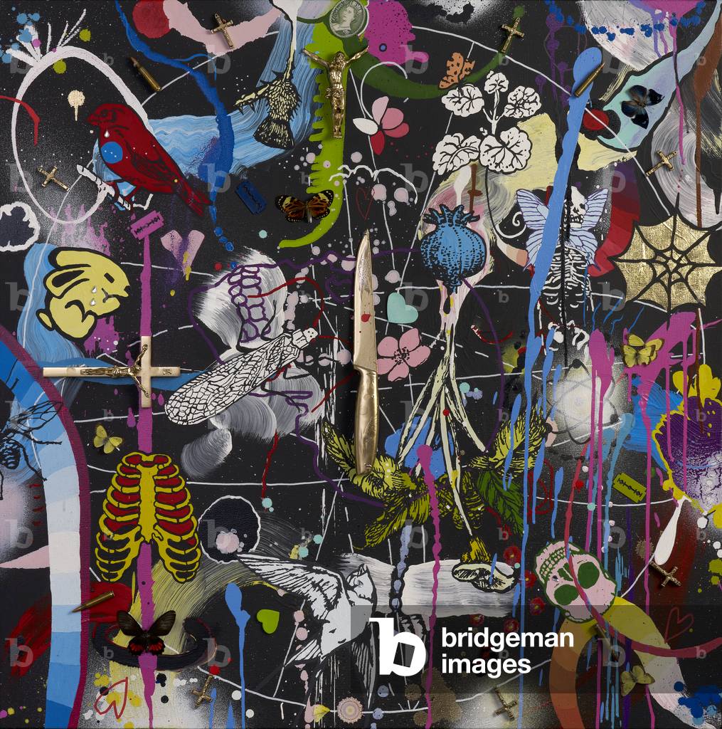 Cyclone, 2011 (mixed media on canvas)