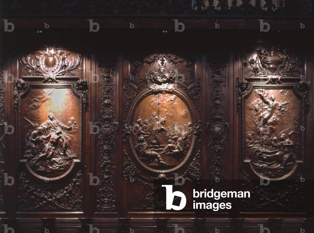 La cathedrale Notre Dame de Paris, Paris 4. Construction from 1160, rehabilitation by Viollet Le Duc, 19th century.