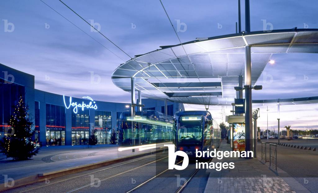 The tramway in Montpellier made by Elisabeth Garrouste and Mattia Bonetti, 2000. Photography 2000.