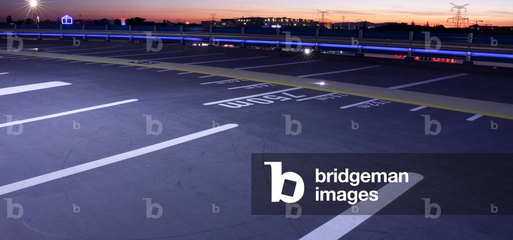 The Odysseum parking in the Marianne ZAC, rue Georges Melies in Montpellier (Gironde). Construction 2009, architects Cuno Brullmann, Jean Luc Crochon+Associes and Patrice Genet. Photography 01/12/09.