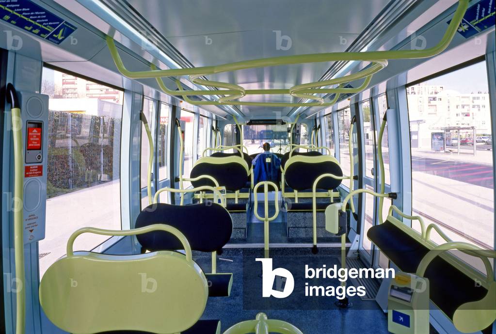 The tramway in Montpellier made by Elisabeth Garrouste and Mattia Bonetti, 2000. Photography 2000.