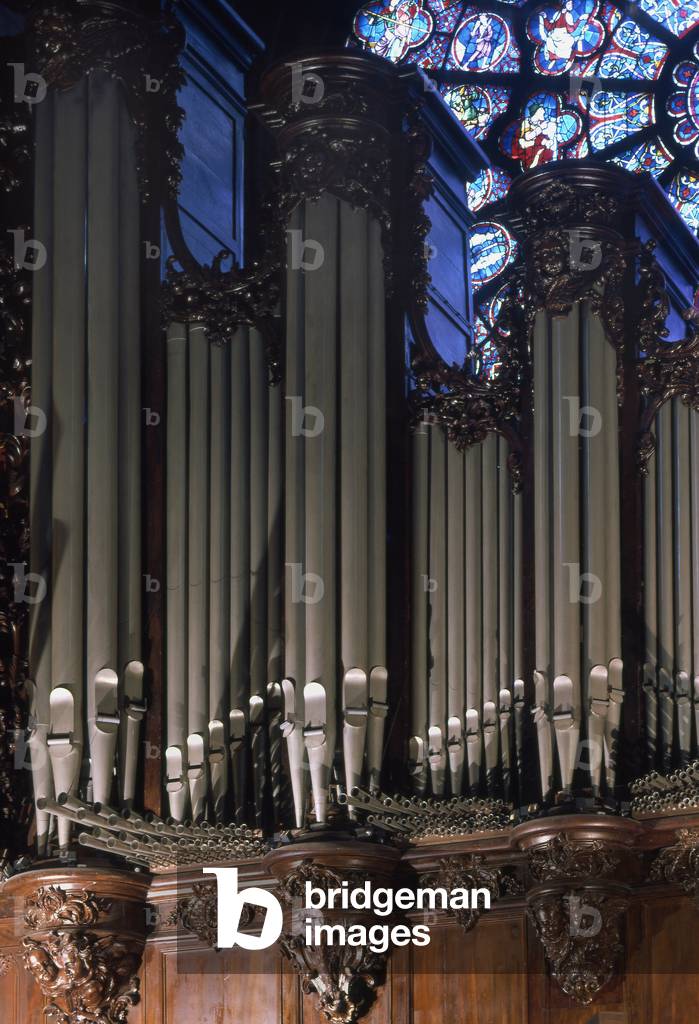 La cathedrale Notre Dame de Paris, Paris 4. Construction from 1160, rehabilitation by Viollet Le Duc, 19th century.