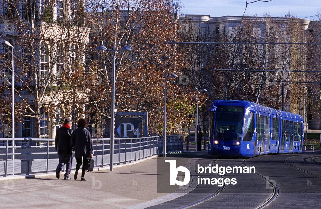 The tramway in Montpellier made by Elisabeth Garrouste and Mattia Bonetti, 2000. Photography 2000.