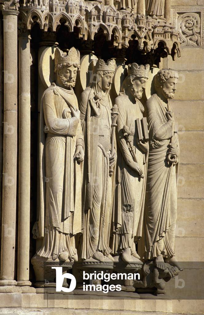 Sculptures of the cathedrale Notre Dame de Paris, Paris 4.