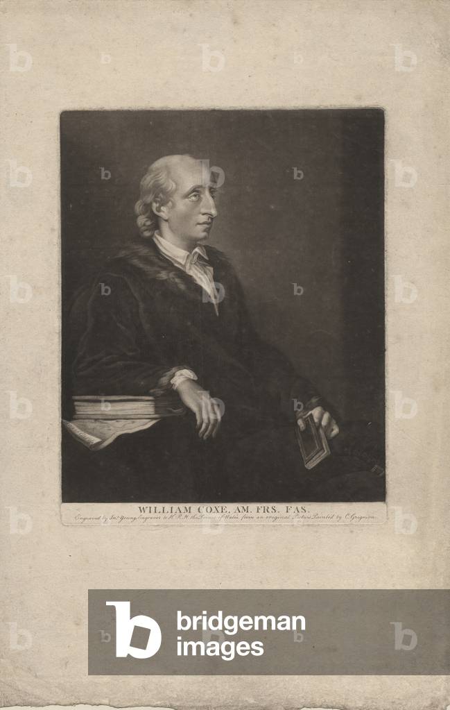William Coxe, engraved by John Young (1755-1825), c.1785 (mezzotint)