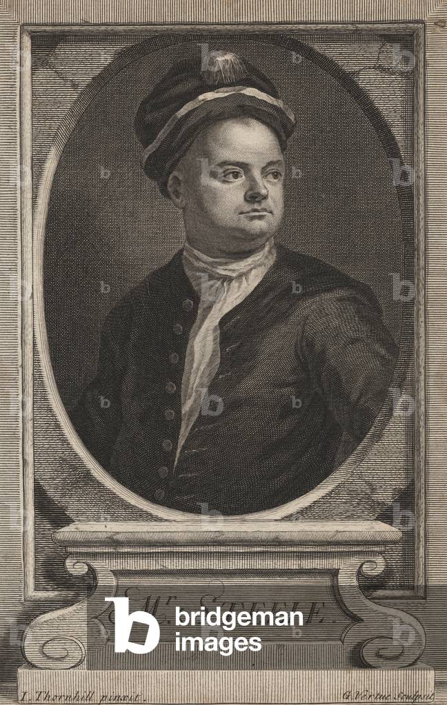 Richard Steele, engraved by George Vertue (1683-1756), c.1714 (engraving)