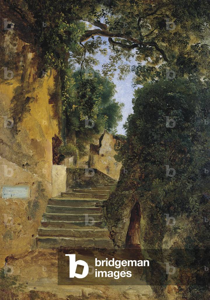 Virgil's tomb (oil on canvas)