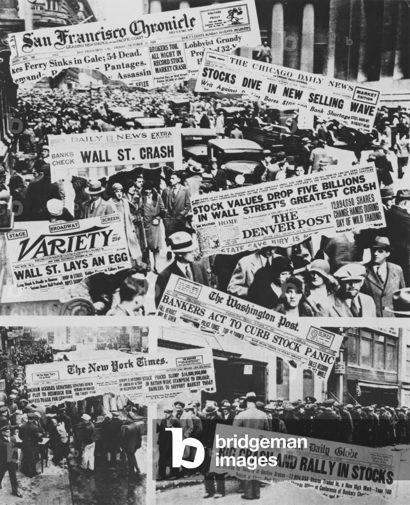 crollo di wall street