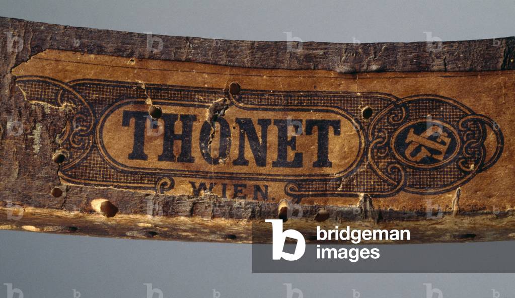 Thonet's signature, furniture manufacturer, Austria, 19th century