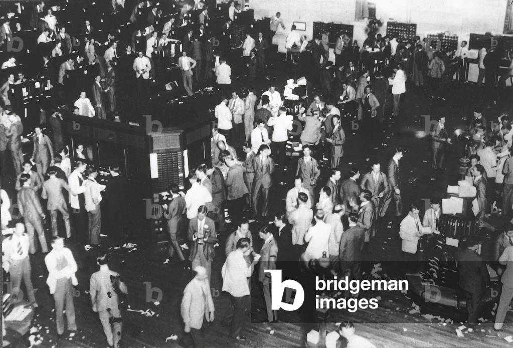 crollo di wall street