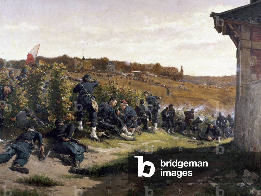 Image of The Tirailleurs de la Seine at the Battle of RueilMalmaison