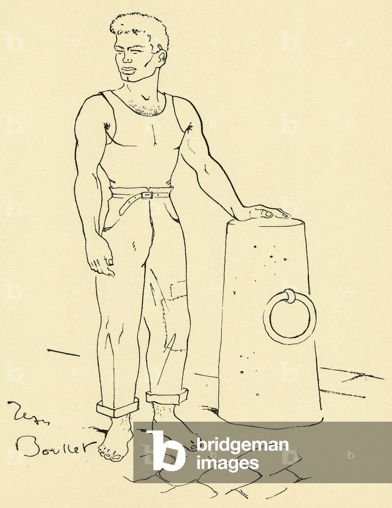 Images of artwork by Jean Boullet (1921-70) from Bridgeman