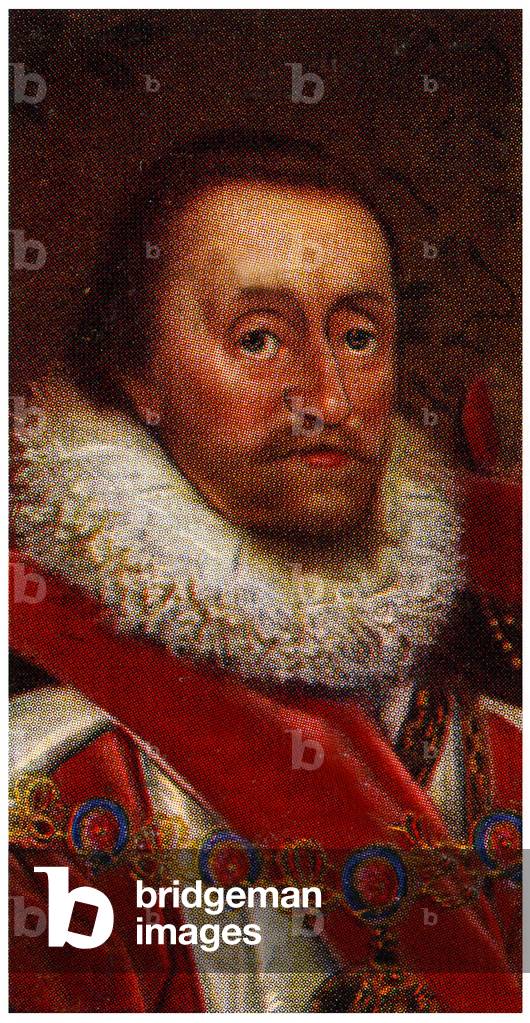 Portrait of James I  ,1935 (litho)