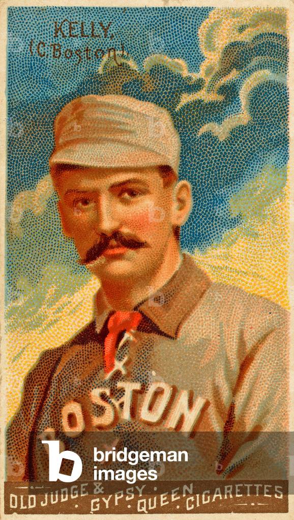 Portrait of King Kelly, 1887 (litho)