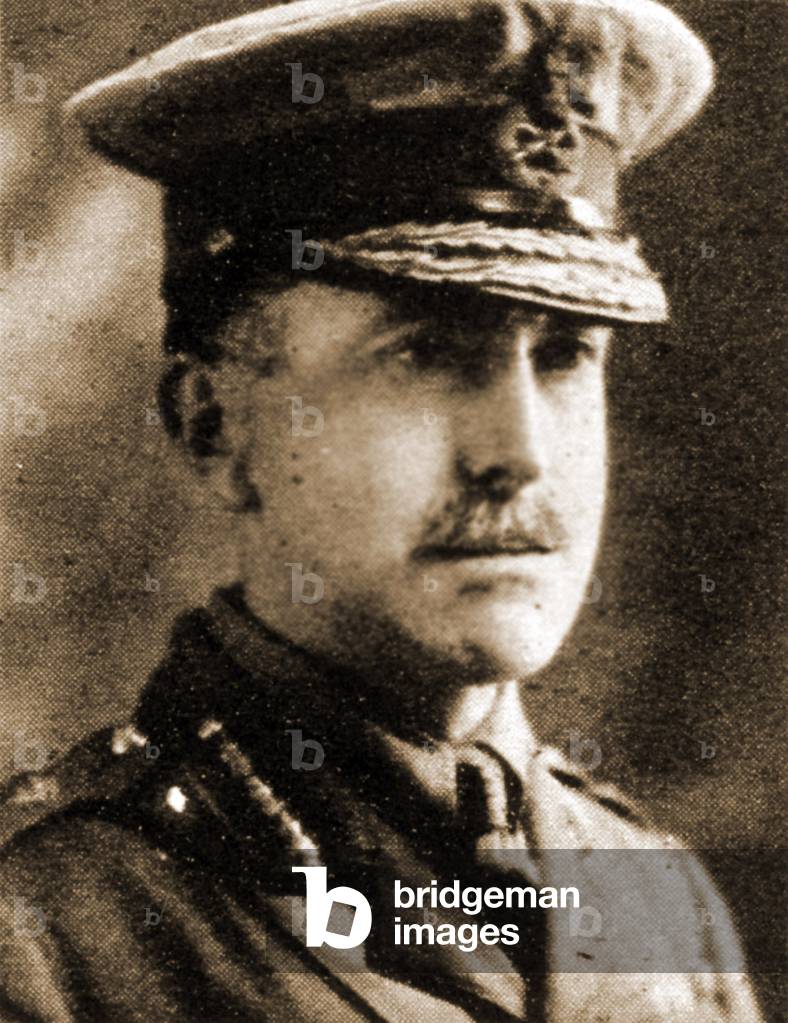 Portrait of Major-General Frederick Drummond Vincent Wing CB (1860 – 1915) (sepia photo)