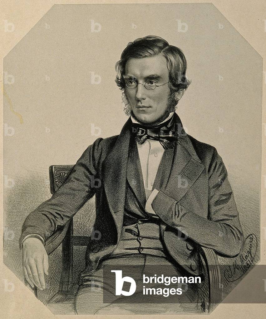 Portrait of Sir Joseph Dalton Hooker, 1851 (engraving)