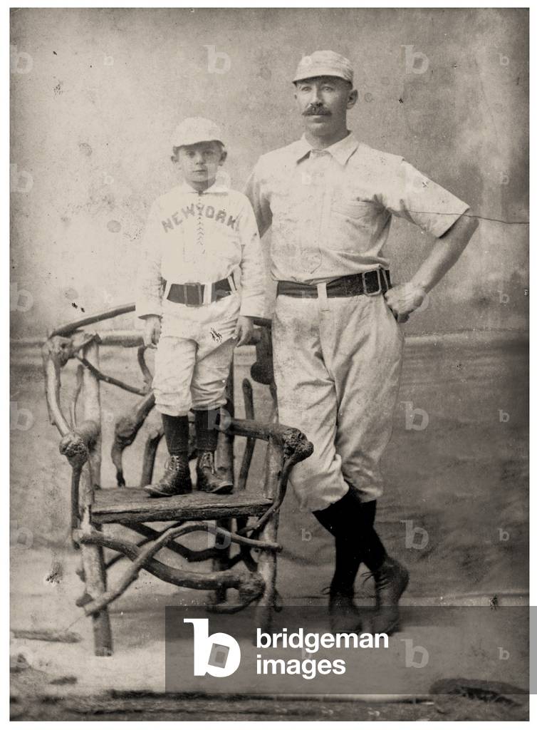 Portrait of Buck Ewing, New York Giants, 1889 (photo)