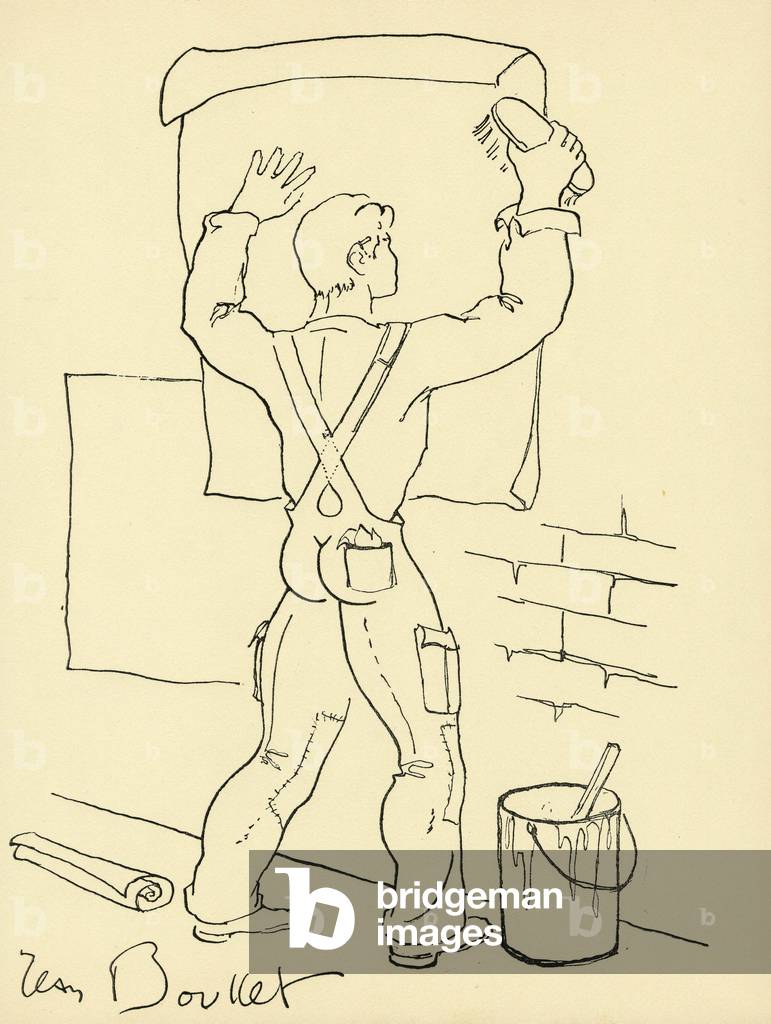 Images of artwork by Jean Boullet (1921-70) from Bridgeman