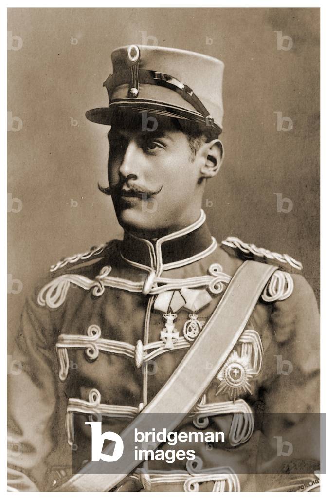 Prince Harald of Denmark c.1911 (b/w photo)