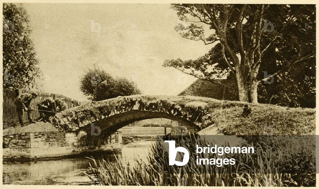 King Harold's Bridge,Waltham Abbey, Essex c.1926 (b/w photo)