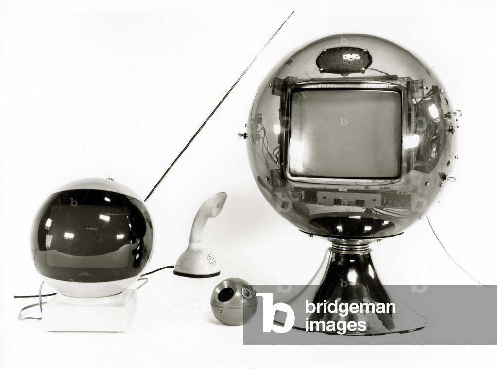 Retro Television sets (b/w photo)