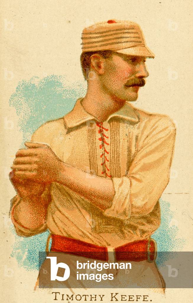 Portrait of Timothy Keefe, 1887 (litho)