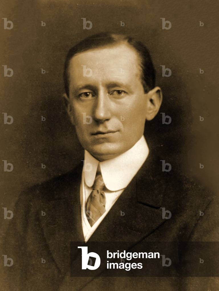 Portrait of Guglielmo Marconi c.1908 (b/w photo)
