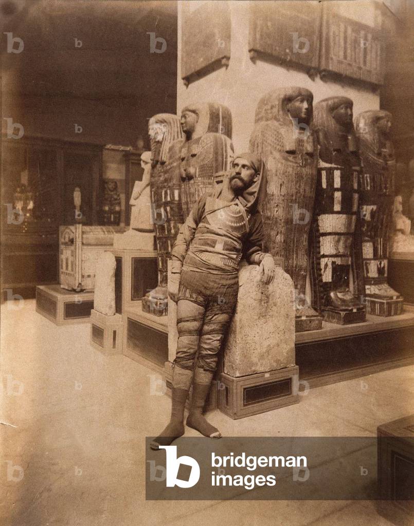 Portrait of Egyptologist Eduardo Toda y Güell, Cairo 1886 (photo)