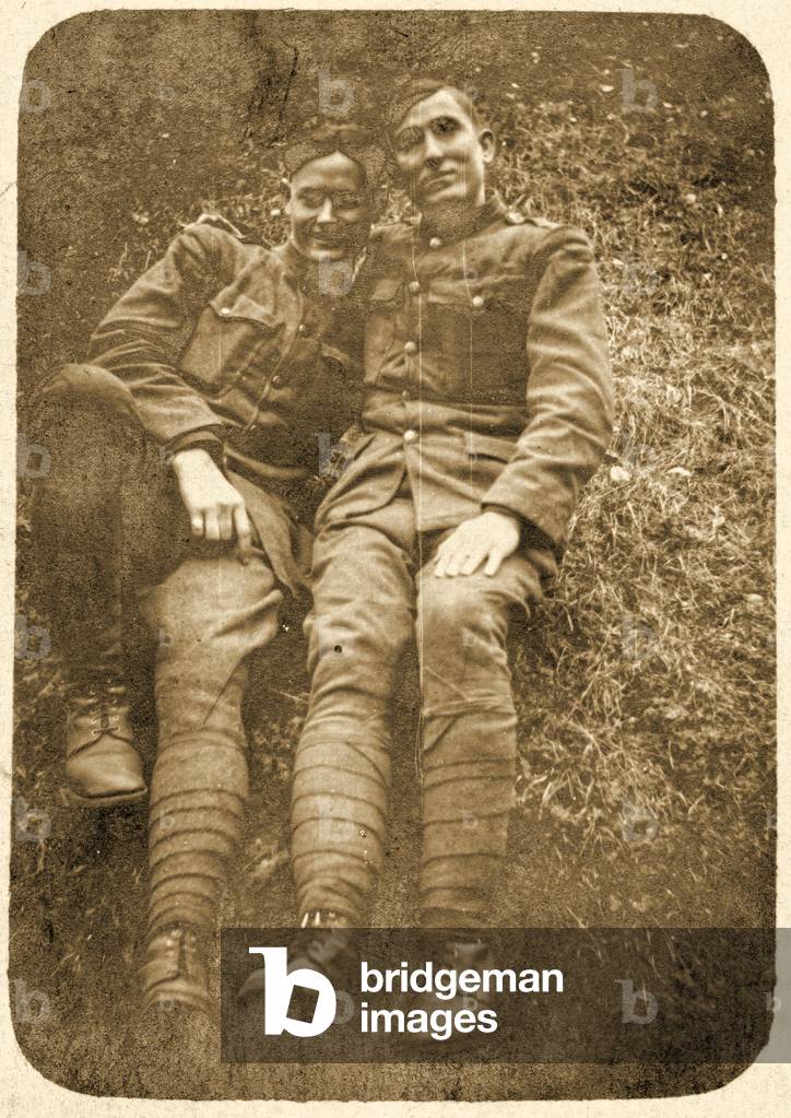 WW1 US Soldiers c.1914 (b/w photo)