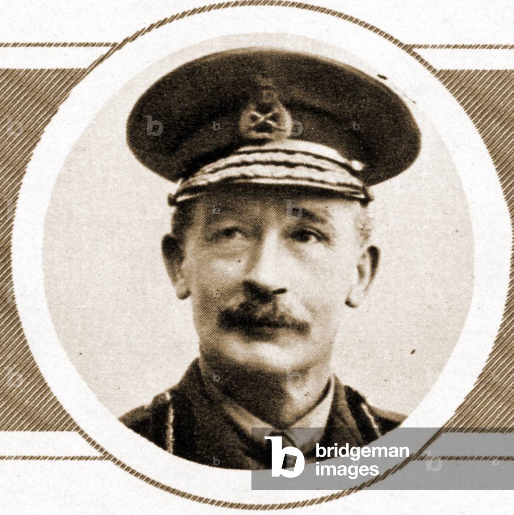 Portrait of Brigadier General J.F. Riddell (sepia photo)