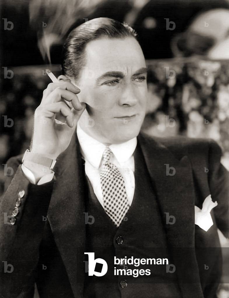 Portrait of Owen Moore (1886 – 1939) (b/w photo)