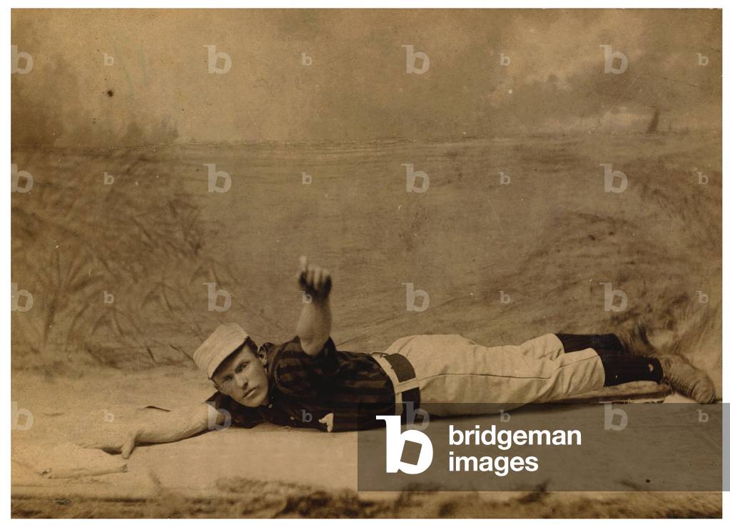 Portrait of Monte Ward, New York Giants, 1889 (photo)