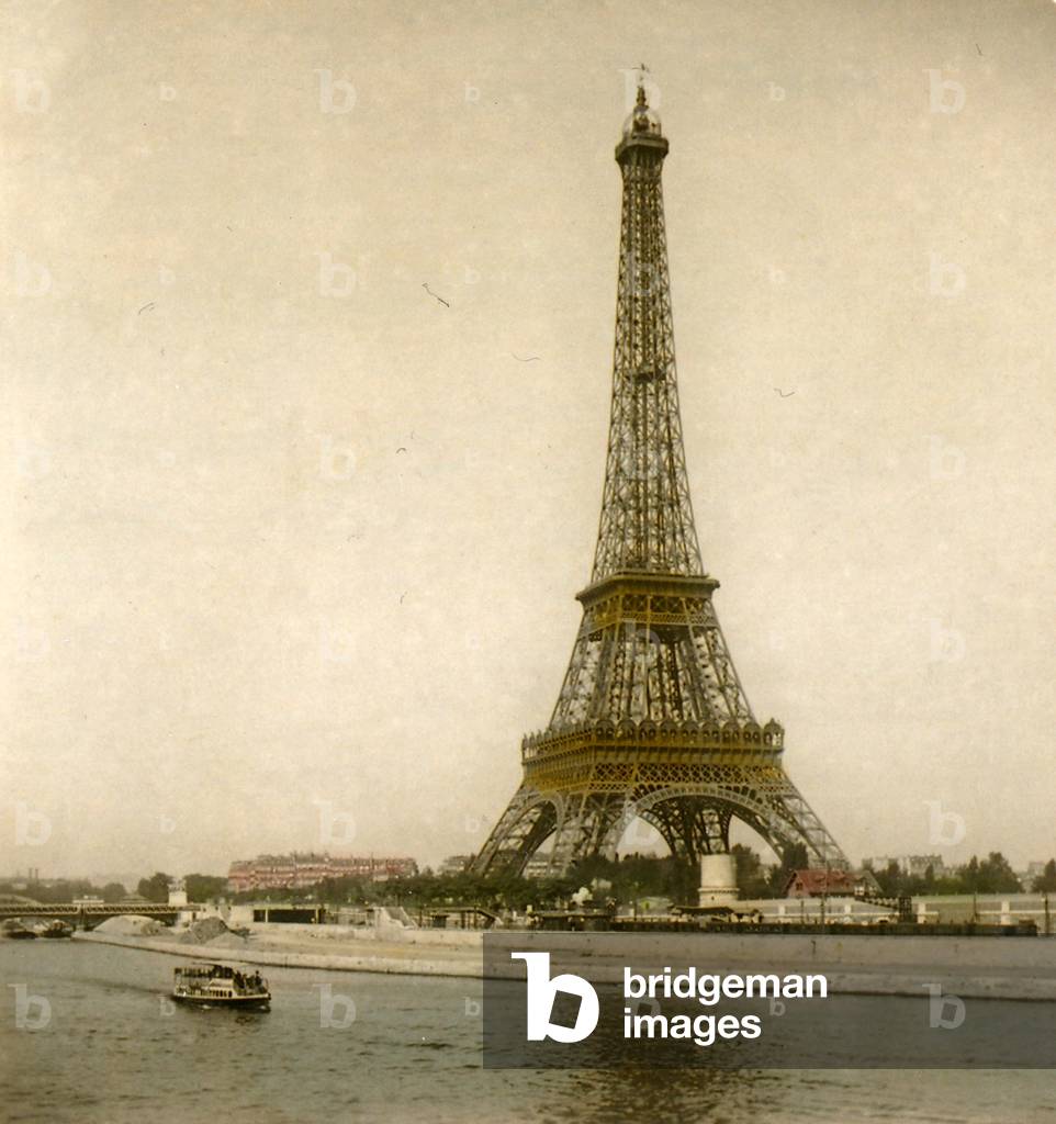 View of the Eiffel Tower from the Bir Hakeim Bridge, Paris, France, c.1894 (photo) 
