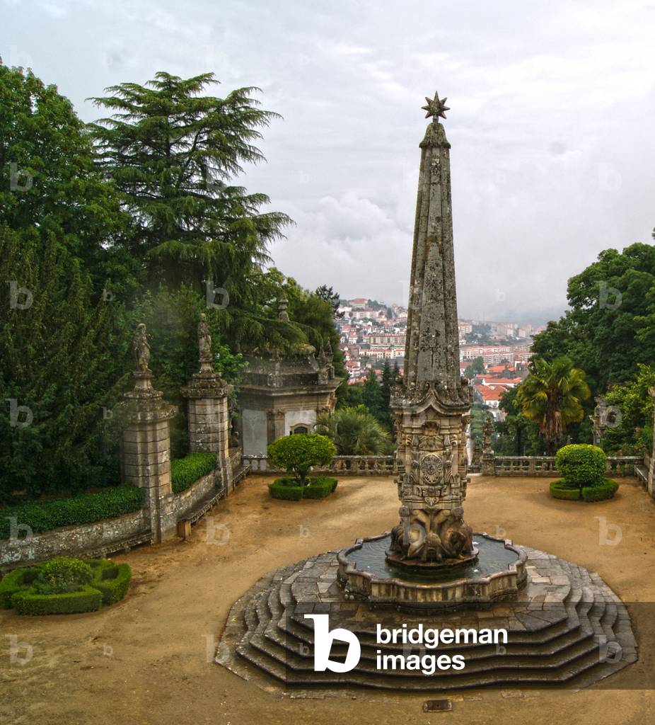 Santuário de Nossa Senhora dos Remédios obelisk, Lamego, Portugal. 1738 (granite)