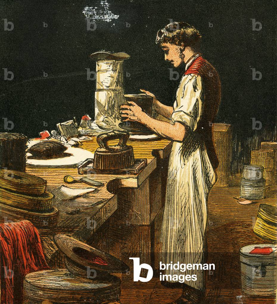 The Hatter, 1867 (colour litho)