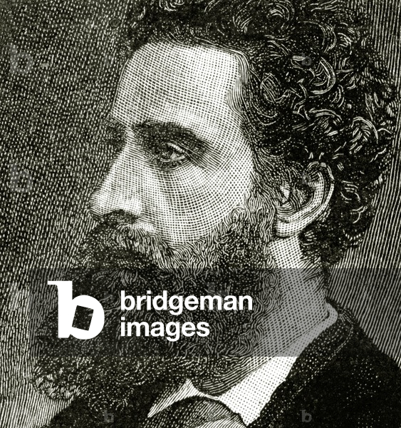 Portrait of Lord Lytton,1901 (engraving)