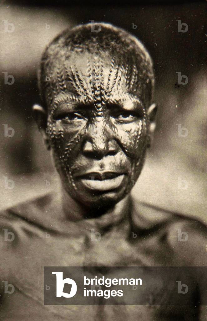 man with Scarification, Northern Ghana, c.1930 (photo)